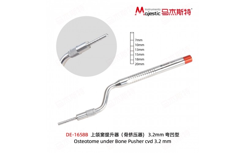 Osteotome under Bone Pusher (DE-1658B)