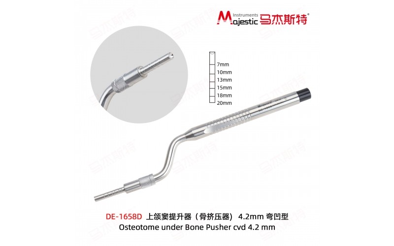 Osteotome under Bone Pusher (DE-1658D)