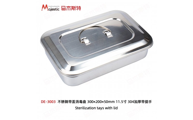 Sterilization Trays with lid and Handle(DE-3003)